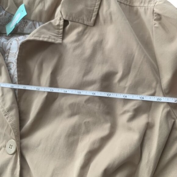 Maurices Women’s 2X 18W-20W Plus Size Tan Belted Single Breasted Trench Coat - Picture 10 of 15